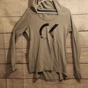Calvin Klein light Long sleeve w/ hood